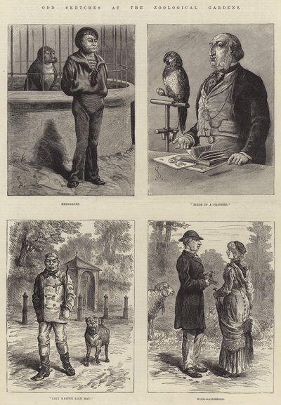 Schizzi strani allo zoo da Johann Nepomuk Schonberg