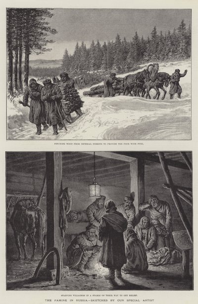 La carestia in Russia da Johann Nepomuk Schonberg