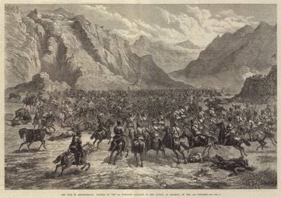 La guerra in Afghanistan, carica della 2ª cavalleria del Punjab nell