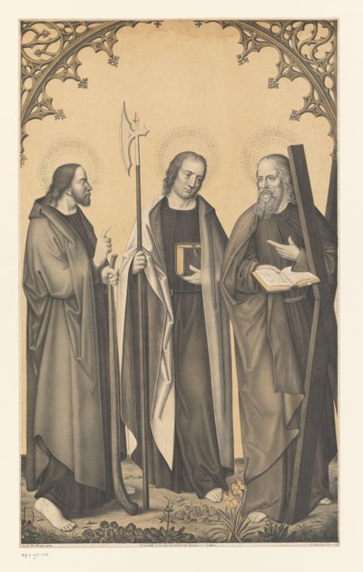 San Giacomo il Minore, Matteo e Andrea da Johann Nepomuk Strixner