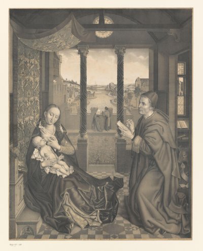 San Luca dipinge la Madonna col Bambino da Johann Nepomuk Strixner