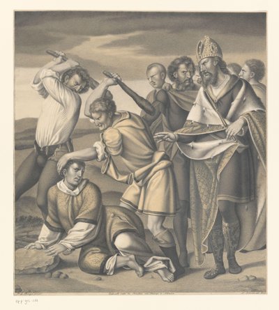 Martirio di San Ewald da Johann Nepomuk Strixner