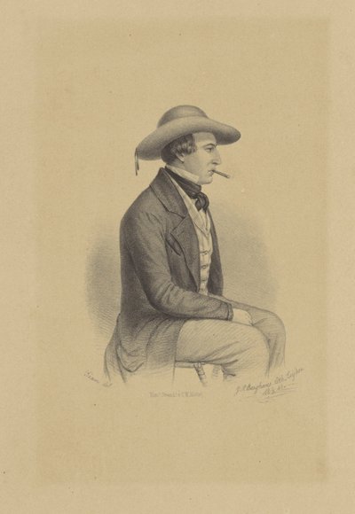 Ritratto di Jean Henri de Laat de Kanter da Johann Peter Berghaus
