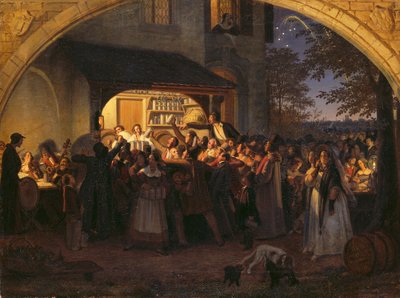 Festa in giardino a Monaco da Johann Peter Hasenclever