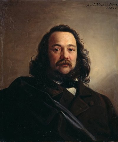 Ritratto di Ferdinand Freiligrath da Johann Peter Hasenclever