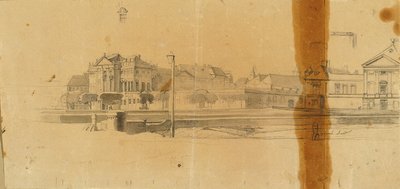 Vista del Palazzo Trautson da Johann Peter Krafft