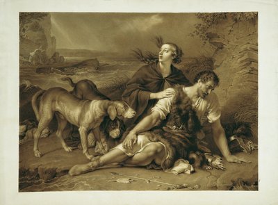 Arindal e Daura da Johann Peter Krafft
