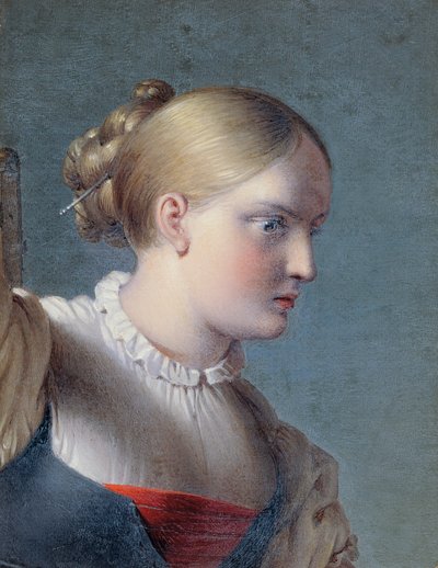 Mezzobusto di una ragazza (Studio per 