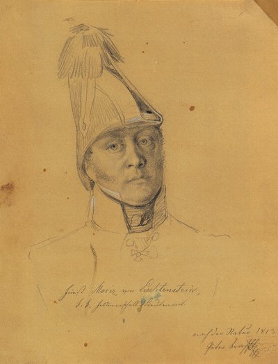 Principe Moriz del Liechtenstein da Johann Peter Krafft