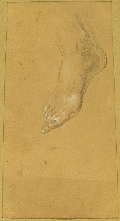 Studio del piede per "Rüdiger e Angelika" da Johann Peter Krafft