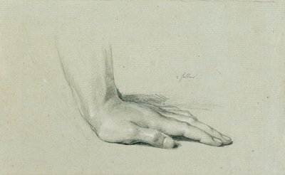 Studio di mano per "Arindal e Daura" da Johann Peter Krafft