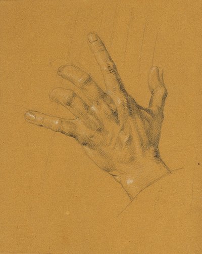 Studio di mano per "Ossian e Malvina" da Johann Peter Krafft