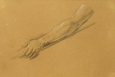Studio di mano per "Scena della guerra di liberazione tirolese" da Johann Peter Krafft