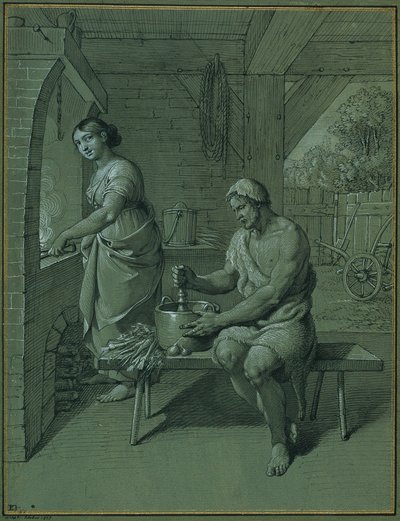Ercole e Onfale da Johann Peter Krafft