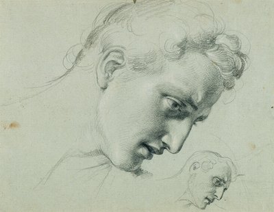 Studio della testa per "Arindal e Daura" da Johann Peter Krafft