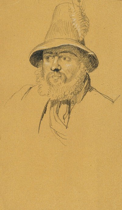 Studio di testa per "Scena dalla lotta per la libertà tirolese" da Johann Peter Krafft