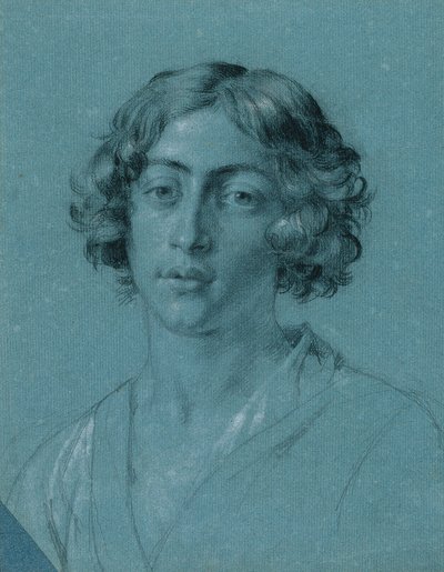 Studio di ritratto per "Davide con la testa di Golia" da Johann Peter Krafft