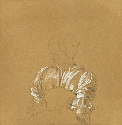 Schizzo di una ragazza per "Scena dalla lotta per la libertà tirolese" da Johann Peter Krafft