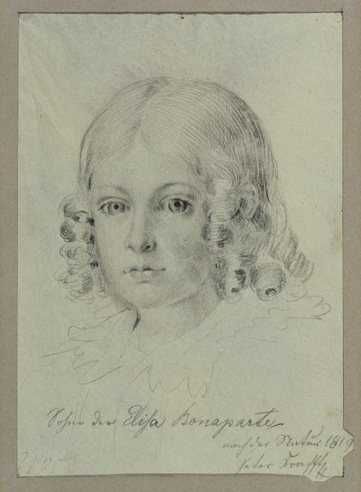 Figlio di Elisa Bonaparte da Johann Peter Krafft