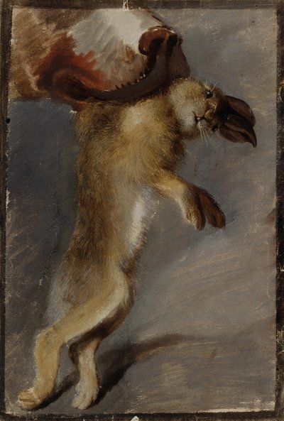 Studio di una lepre da Johann Peter Krafft