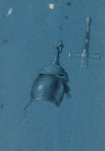 Studio di un elmo da Johann Peter Krafft