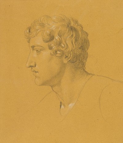 Studio di una testa da Johann Peter Krafft