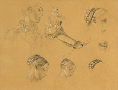 Studio per "Hermann e Dorothea nel vigneto" da Johann Peter Krafft