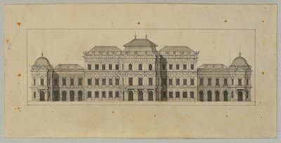 Studio per il Belvedere Superiore da Johann Peter Krafft