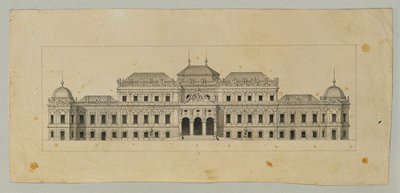Studio per il Belvedere Superiore da Johann Peter Krafft