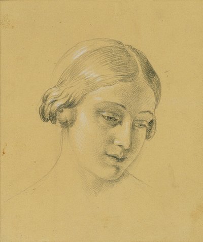 Studio di ritratto femminile da Johann Peter Krafft