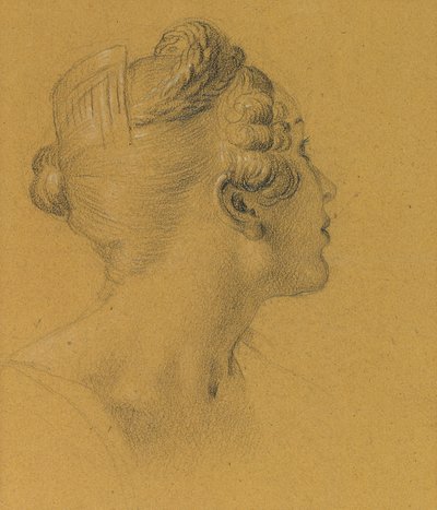 Studio femminile per gli affreschi nella Hofburg da Johann Peter Krafft