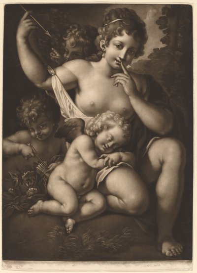 Venere e Amore da Johann Peter Pichler