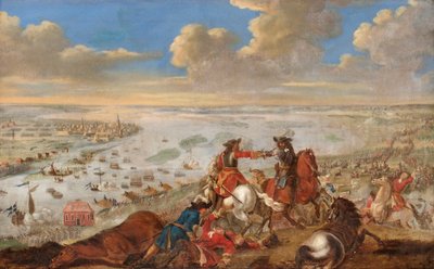 Carlo XII attraversa la Dvina, 1701 da Johann Philip Lemke