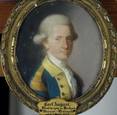 Carl August, il Granduca di Saxe-Weimar-Eisenach da Johann Philipp Bach
