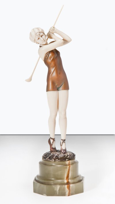 Golfista in costume da bagno, c.1925 da Johann Philipp Ferdinand Preiss