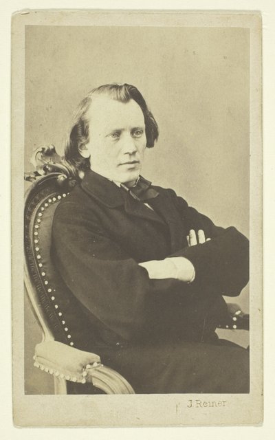 Ritratto di Brahms da Johann Reiner