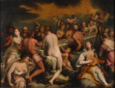 Il banchetto degli dei da Johann Rottenhammer