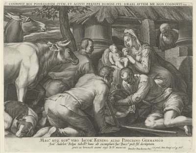 Adorazione dei pastori da Johann Sadeler (I)