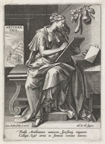 Aritmetica (Le sette arti liberali) da Johann Sadeler (I)