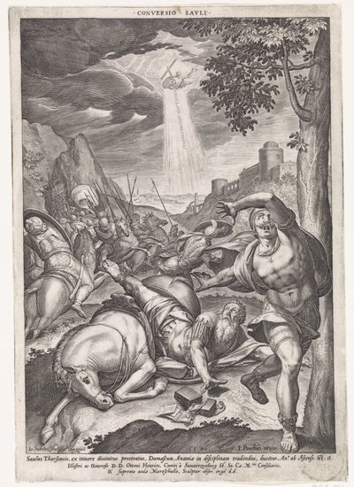 Conversione di Paolo da Johann Sadeler (I)
