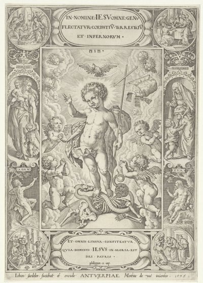 Cristo bambino da Johann Sadeler (I)
