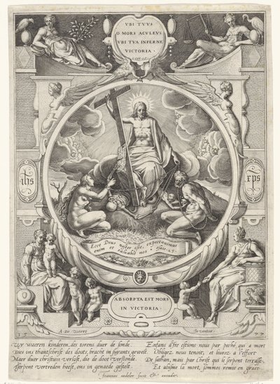 Cristo come vincitore della morte e del peccato da Johann Sadeler (I)