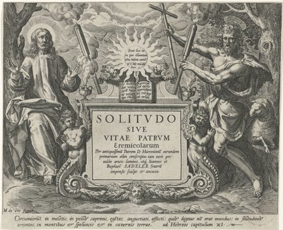 Cristo e Giovanni Battista (Mannelijke kluizenaars) da Johann Sadeler (I)