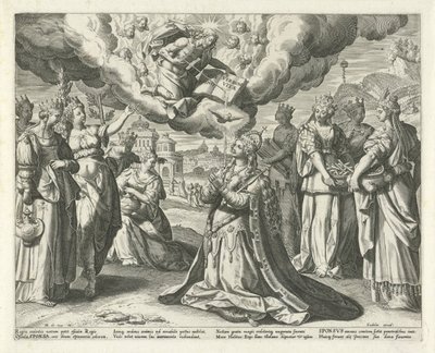 Cristo dona il suo sangue alla sua sposa da Johann Sadeler (I)