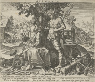 Germania con Cerere e Bacco da Johann Sadeler (I)