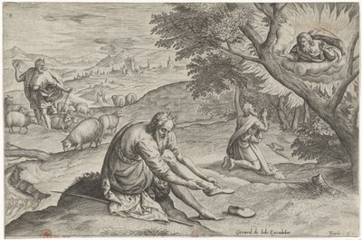 Dio appare a Mosè nel roveto ardente (Storia di Mosè prima dell