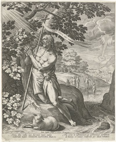 Giovanni Battista nel deserto da Johann Sadeler (I)