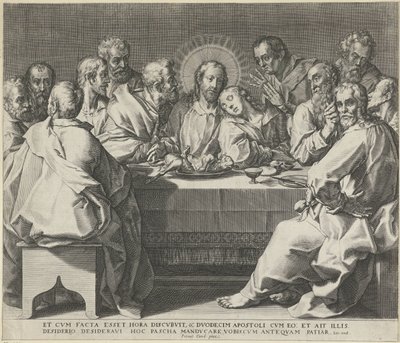 Ultima Cena da Johann Sadeler (I)