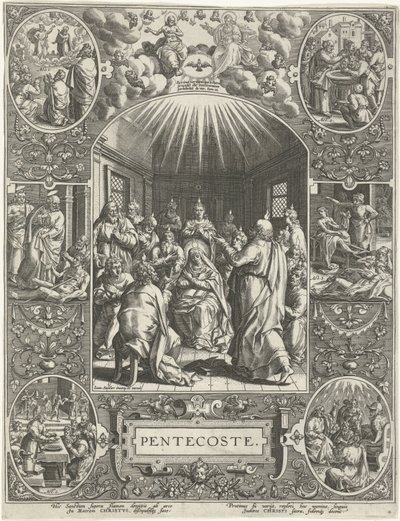 Discesa dello Spirito Santo: Pentecoste da Johann Sadeler (I)