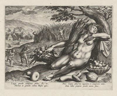 Estate (Aestas) (Le quattro stagioni) da Johann Sadeler (I)
